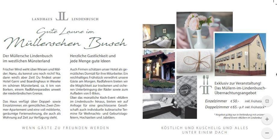 Landhaus Lindenbusch Weseke Extérieur photo